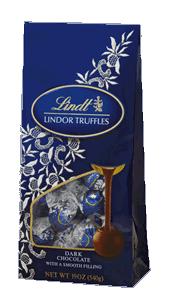4126- LINDOR Truffles Dark Chocolate 19 oz. Bag
